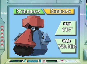 serebii probopass|probopass moveset.
